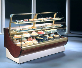 AR Glass Display Cabinet for Food AR Glass Display Cabinet for Food